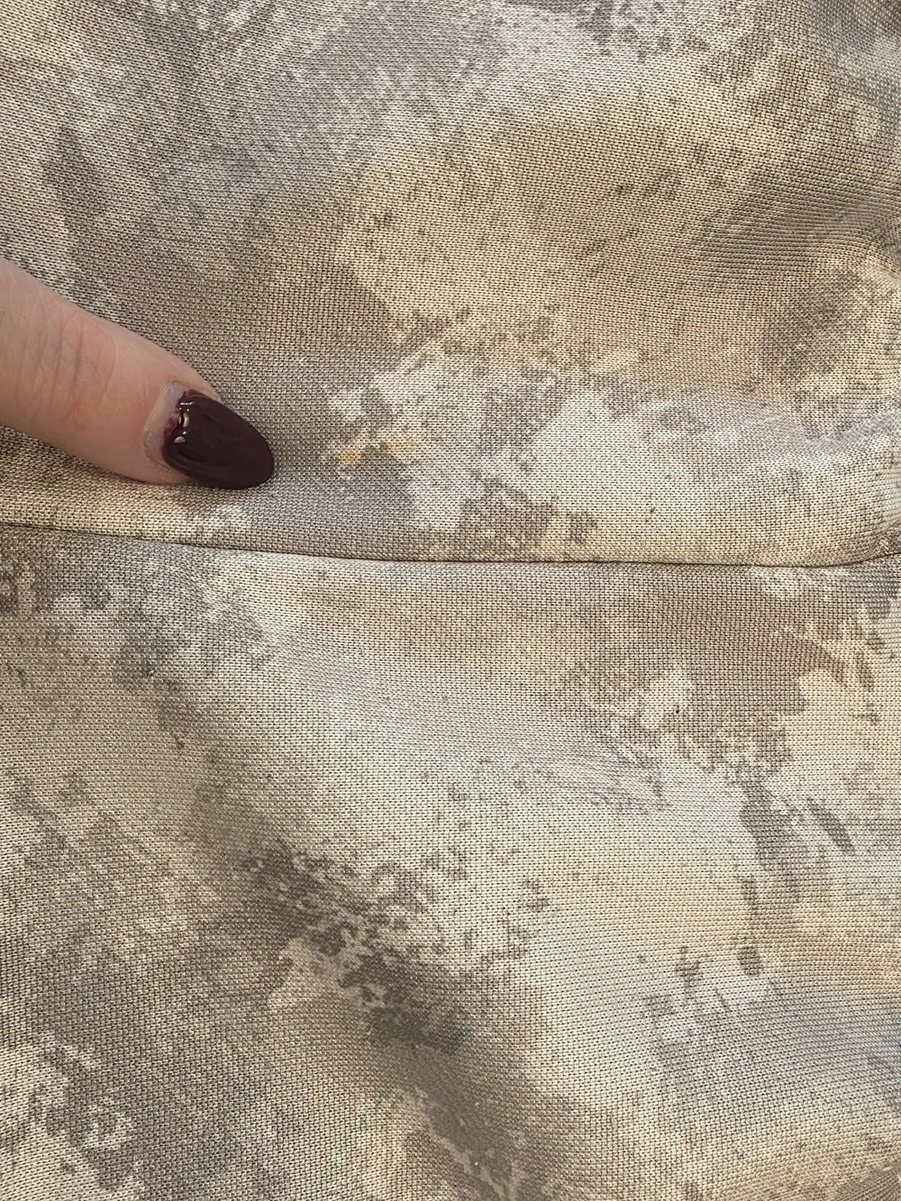 Old Navy Grey Camo Joggers with Black Stripe